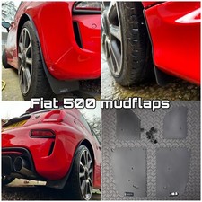 Fits Fiat 500 Rear Mud Flaps
