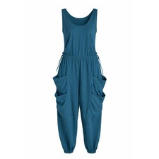 Blue Harem Jumpsuit Comfy