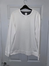PRETTY GREEN The Beatles White 100% Cotton Knit Sweater Sz L See Description