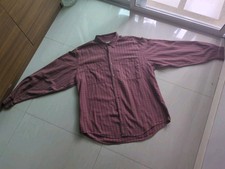 Vintage 80s Banana Republic Plaid Check Cotton Shirt Size XL