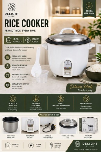 Electric rice cooker - electric,