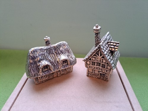Small pewter cottage - small,