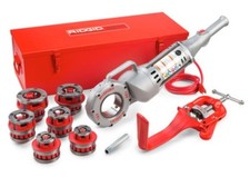 Ridgid 46832 700 Power Drive PIPE THREADER + 6 12R DIE HEADS 1/2"-2" 110V  £2850