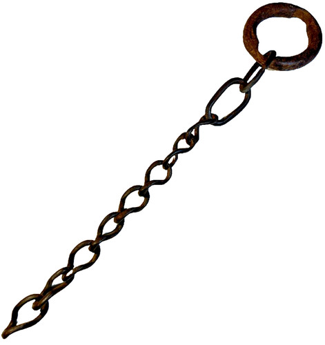 Antique hand forged wrought - hand,