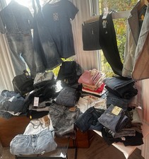 JOB LOT BARGAIN DENIM BUNDLE 46kg NWT Used & Vintage Designer LEVI Y2K RESELL