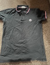 Moncler Polo Shirt Black Size