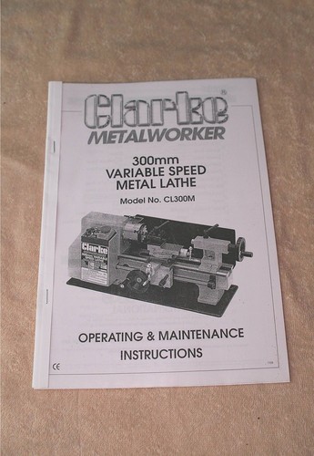 Clark model cl300m - clark, lathe