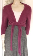 Monsoon pink Angora cropped