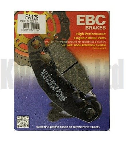 Ebc rear brake pads fa129 - fa129, for