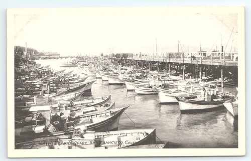 Postcard fisherman wharf san - postcard, fisherman's