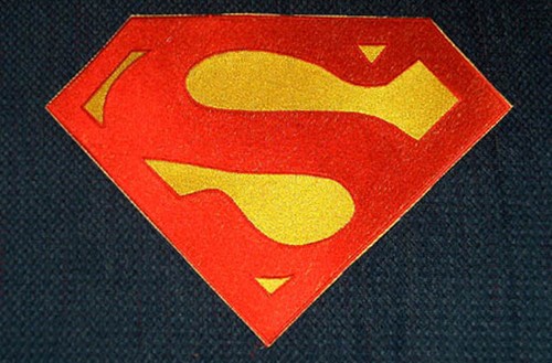 Superman embroidered chest - superman,