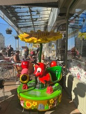 BUSY BEE MERRY GO ROUND KIDDIE RIDE ON CAROUSEL COIN OP OPERATED **BARGAIN**