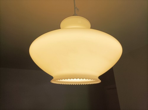 Mid century white opal - mid,