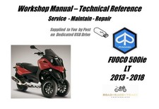 Piaggio fuoco 500ie - lt, service