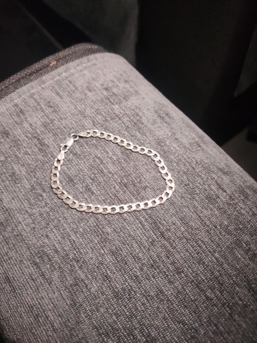Silver bracelet - silver,