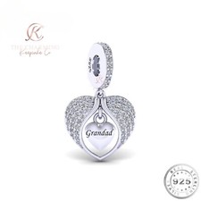 Grandad Angel Wings Charm