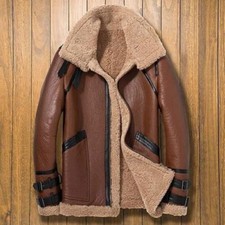 WW2 100% sheepskin B3 Mens RAF