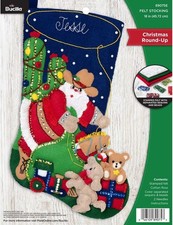 Plaid Bucilla Christmas Round