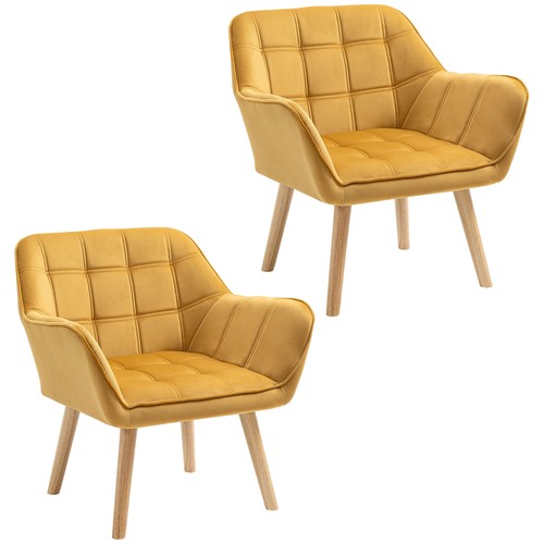Homcom modern armchair chair - homcom,