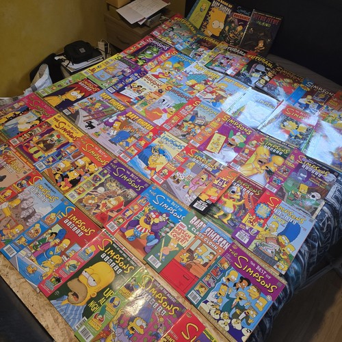 Simpsons comic x50 bundle - comic,