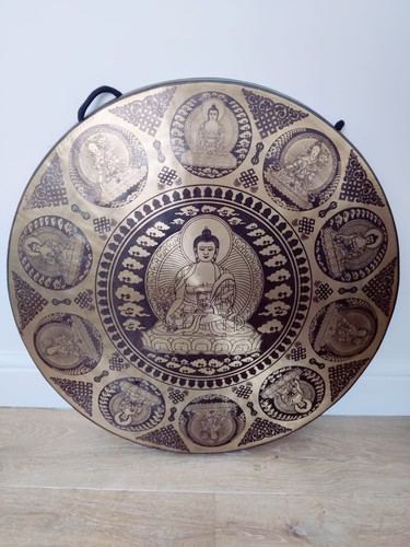 Buddha design gong - 24”,