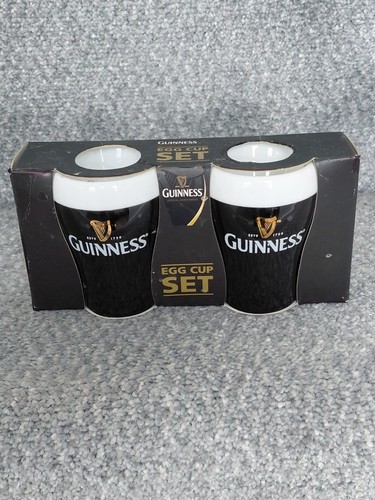 Pair guinness egg cups - guinness,