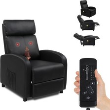 Bonnlo Chair Recliners, Recliner Chair with Massage & Heat, Oversized Recliners
