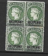ST. HELENA 1885 stamp 6 pence