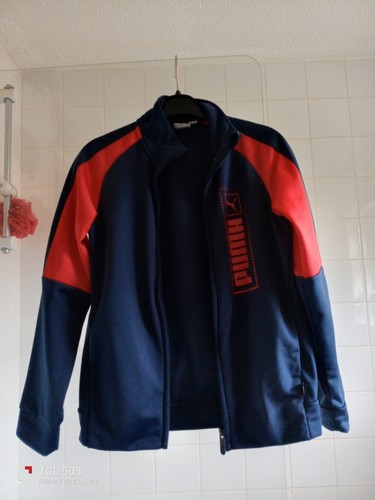 Boys puma navy red - boys, jacket