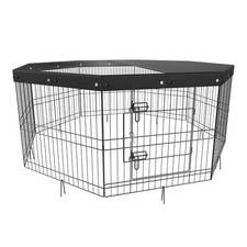 Dog Play Yard 8-Panel 24in