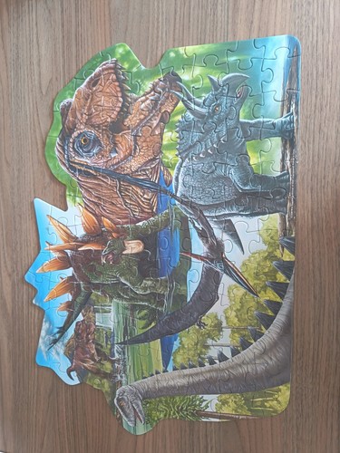 Giant dinosaur floor puzzle - dinosaur,