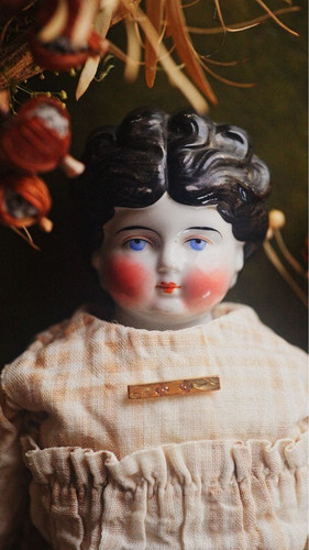 Antique german china head - antique,