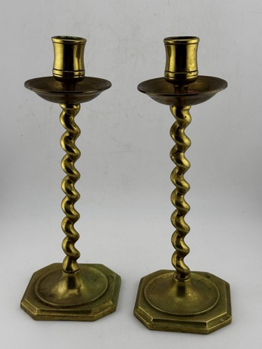 Pair vintage brass - pair,
