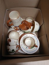 Vintage Dartmouth Pottery motto ware bundle collection plates cups saucers 6.2kg