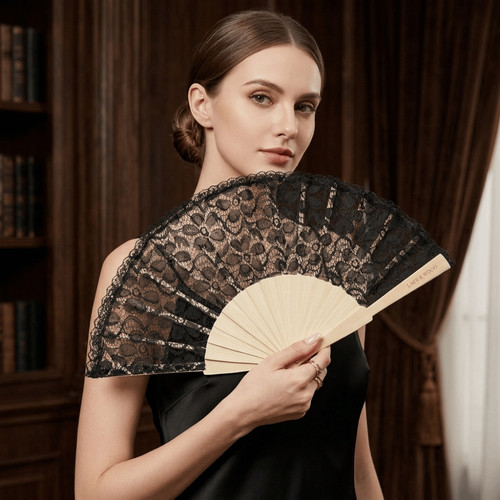 Folding antique lace - folding, fan