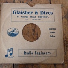 10" 78 rpm gramophone record