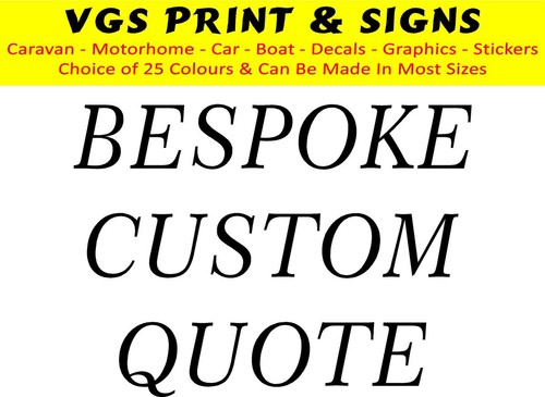 Bespoke custom vinyl - bespoke, lettering