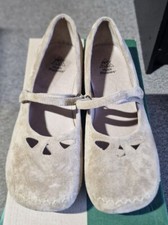 Hush Puppies ladies flat suede shoes.