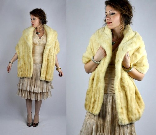 Vintage mink fur - vintage, stole