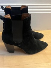 Bally black suede high heel