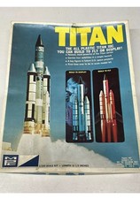 Rare Vintage Titan III-C Model Kit Flying Rocket MPC Sealed