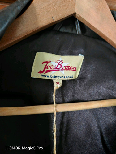 Joe browns leather jacket - a, in