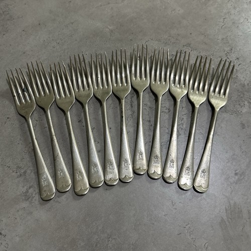 Nickel silver forks with er - forks,