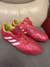 adidas Predito LZ TRX Astro Turf Trainers Men's Berry Red Size UK 10.5