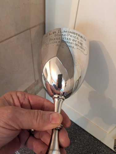 Antique silver plated trophy - antique,