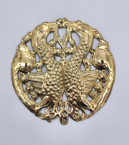 Vintage indian brass pierced - indian,