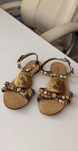 Dolce gabbana gold leather - dolce, &