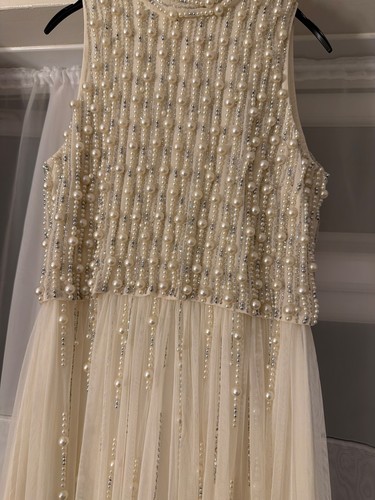 White wedding dress size - white, 10