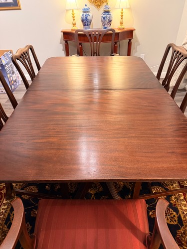 1940s mahogany chippendale - mahogany,