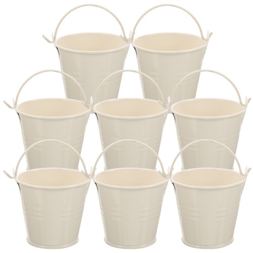 Pcs mini tinplate buckets - tinplate,